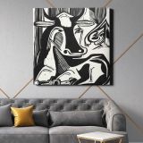 The Large Cow Lying Down (1929) print in high resolution by Ernst Ludwig Kirchner — room mockup view 21