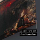 The Last Judgement by John Martin - canvas surface and wrapped edge detail