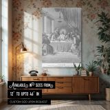 The Last Supper - Communion with Disciples by Gustave Dore canvas wall art