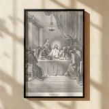 The Last Supper - Communion with Disciples by Gustave Dore canvas wall art - Image 2