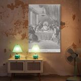 The Last Supper - Communion with Disciples by Gustave Dore canvas wall art - Image 5