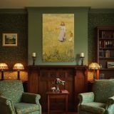 The Little Worker by Helen McNicoll - Girl with Bucket and Chickens canvas wall art - Image 4