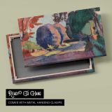 The Luxembourg Gardens by Henri Matisse - canvas rear frame and hanging hardware