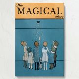 The Magical Story - Kids Reaching for Stars Illustration canvas wall art - Image 7