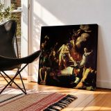 The Martyrdom of Saint Matthew by Caravaggio — room mockup view 2