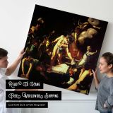 The Martyrdom of Saint Matthew by Caravaggio — room mockup view 4