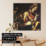 The Martyrdom of Saint Matthew by Caravaggio — room mockup view 6