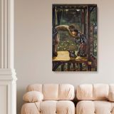 The Merciful Knight - Chivalrous Pre-Raphaelite Scene By Edward Burne-Jones canvas wall art - Image 2