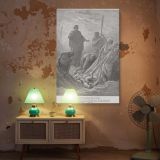 The Miraculous Catch of Fish - Sea of Galilee by Gustave Dore canvas wall art - Image 5