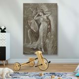 The Mirror of Venus - Classical Allegory of Art and Life (1890) By Walter Crane canvas wall art - Image 2