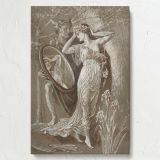 The Mirror of Venus - Classical Allegory of Art and Life (1890) By Walter Crane canvas wall art - Image 7