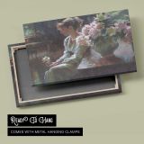 The-moment-large by Daniel Gerhartz - canvas rear frame and hanging hardware