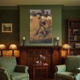 The Mowers by George Clausen - Sunlit Meadow with Working Farmers canvas wall art - Image 4