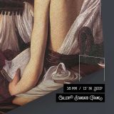 The Musicians by Caravaggio - canvas surface and wrapped edge detail