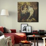The Mystic Marriage of St Rose of Lima (1666 - 1670) by Lazzaro Baldi and anonymous — room mockup view 22