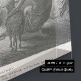The Nativity - Birth of Christ Engraving by Gustave Dore canvas wall art - Image 8