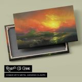 The Ninth Wave by Ivan Aivazovsky - canvas rear frame and hanging hardware
