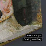 The North-west Passage by Bt Sir John Everett Millais - canvas surface and wrapped edge detail