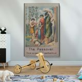 The Passover - Old Testament Family and Doorway Scene canvas wall art - Image 2