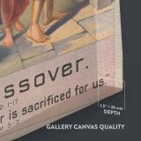 The Passover - Old Testament Family and Doorway Scene canvas wall art - Image 3
