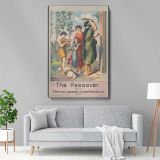 The Passover - Old Testament Family and Doorway Scene canvas wall art - Image 5