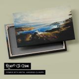 The Plains of Heaven by John Martin - canvas rear frame and hanging hardware