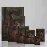 The Proposal - Romantic Lovers Scene in Classical Style By William Bouguereau canvas wall art - Image 4