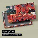 The Red Room (harmony in Red) by Henri Matisse - canvas rear frame and hanging hardware