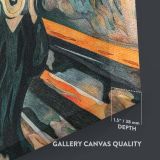 The Scream - Famous Emotional Expressionist Scene By Edvard Munch canvas wall art - Image 3