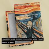 The Scream - Famous Emotional Expressionist Scene By Edvard Munch canvas wall art - Image 6