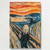 The Scream - Famous Emotional Expressionist Scene By Edvard Munch canvas wall art - Image 7