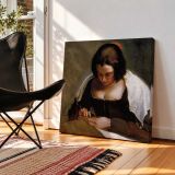 The Seamstress by Diego Velázquez — room mockup view 2