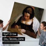 The Seamstress by Diego Velázquez — room mockup view 4