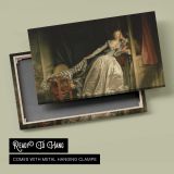 The Stolen Kiss by Jean-honore Fragonard - canvas rear frame and hanging hardware