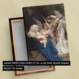 The Virgin of the Angels - Mary and Christ Child Surrounded by Cherubs By Bouguereau canvas wall art - Image 6