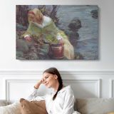 Therefore-i-will-remember-you-large by Daniel Gerhartz - single-panel canvas displayed above a sofa