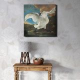 Threatened swan (1650) by Jan Asselijn — room mockup view 1