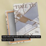 Time to Fly - Early Aviation Retro Flight Design Poster By Robert Wildhack - Image 6