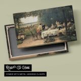 Toast to the Heir Presumptive by Adrien Moreau - canvas rear frame and hanging hardware