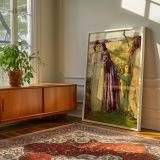 Too Late by William Lindsay Windus - Family Scene in Purple and Beige Field canvas wall art - Image 6