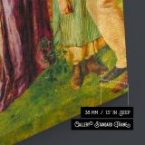 Too Late by William Lindsay Windus - Family Scene in Purple and Beige Field canvas wall art - Image 8