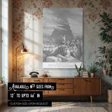 Tower of Babel - Human Pride and Confusion by Gustave Dore canvas wall art