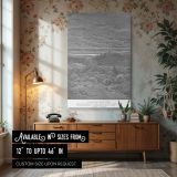 Tragedy of the Sons - Gustave Dore Fallen Warriors in Distance canvas wall art