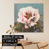 Tree Peony, hand–colored collotype from Some Japanese Flowers (1896) by Kazumasa Ogawa — room mockup view 6
