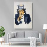Uncle Sam Wants You - Patriotic Recruitment Poster Reproduction By James Montgomery Flagg - Image 5