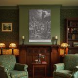 Valley of Dry Bones - Gustave Dore Resurrection of Skeletons Scene canvas wall art - Image 4