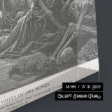 Valley of Dry Bones - Gustave Dore Resurrection of Skeletons Scene canvas wall art - Image 8