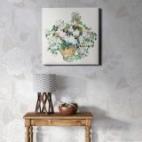 Van Gogh's Still Life Vase with Pink Roses — room mockup view 1