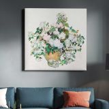 Van Gogh's Still Life Vase with Pink Roses — room mockup view 3