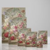 Vase with Flowers - Dutch Baroque Still Life in Urn By Pieter van Loo canvas wall art - Image 4